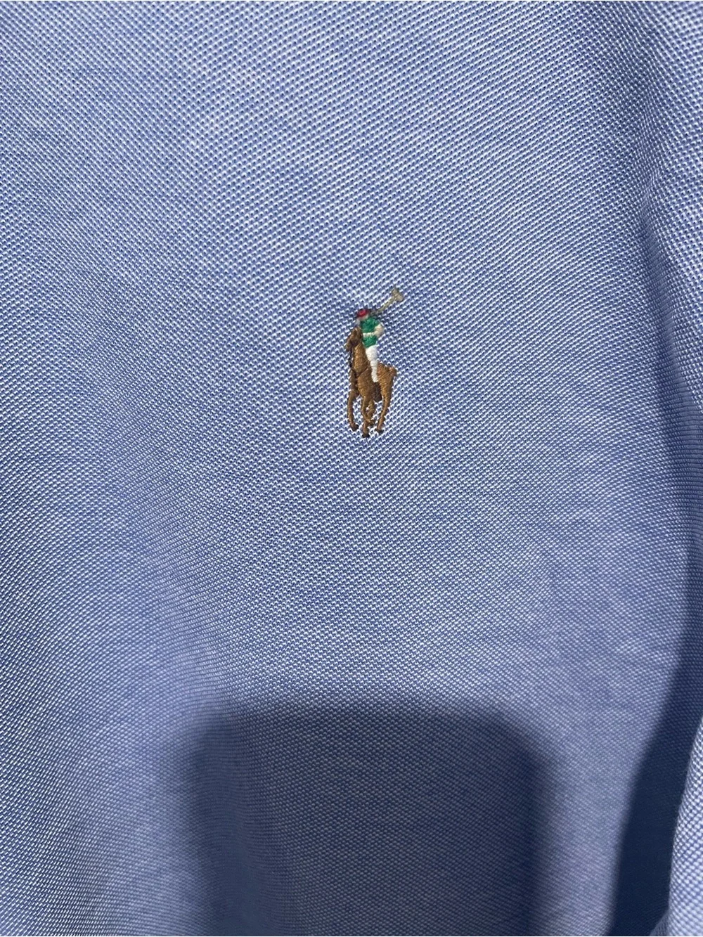 Polo Ralph Lauren Knit Oxford Polo Shirt Blue 2XLT Big & Tall